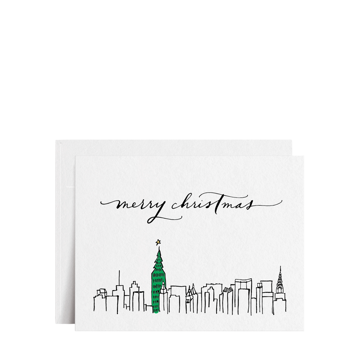 Merry Christmas - NYC Skyline
