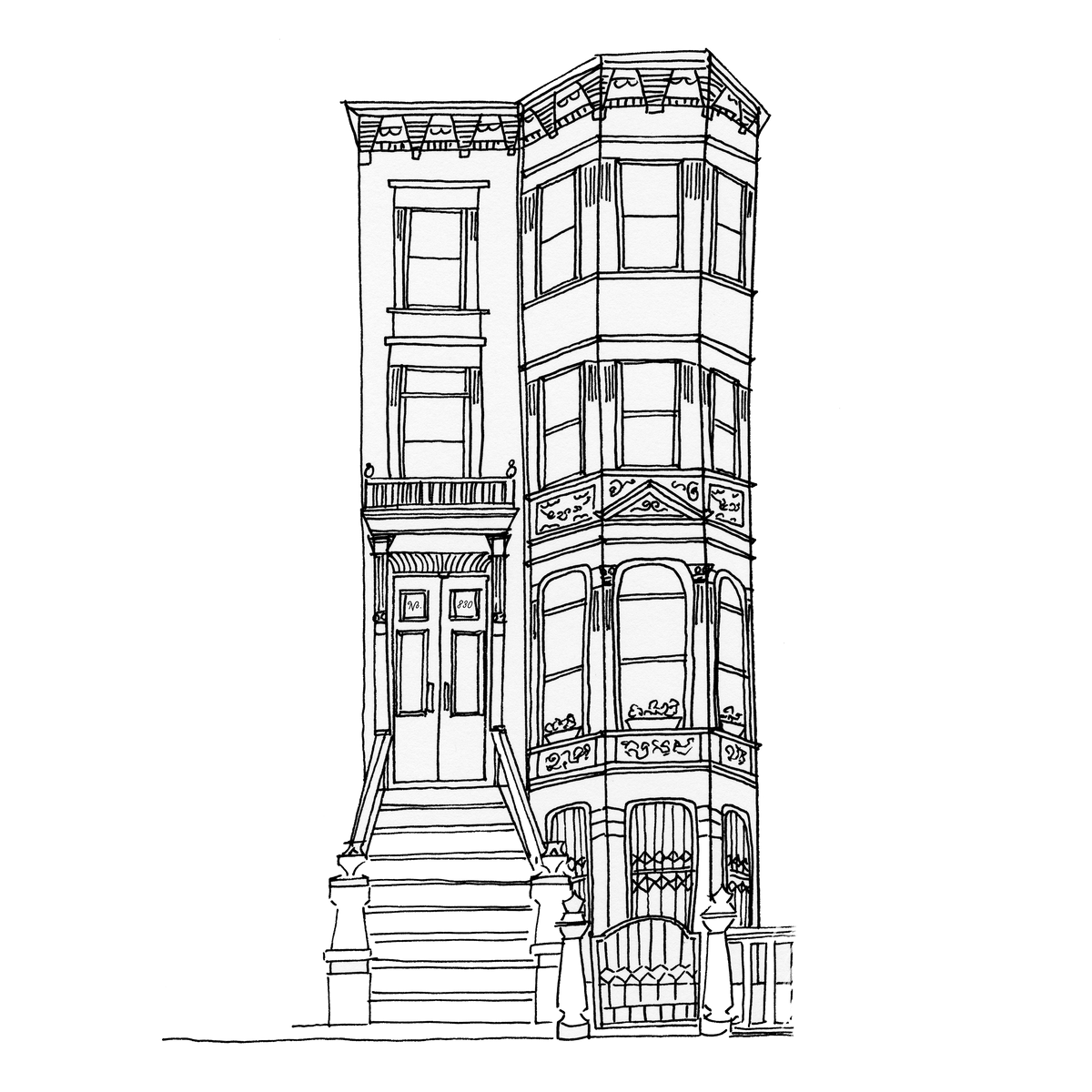 Custom House Illustration