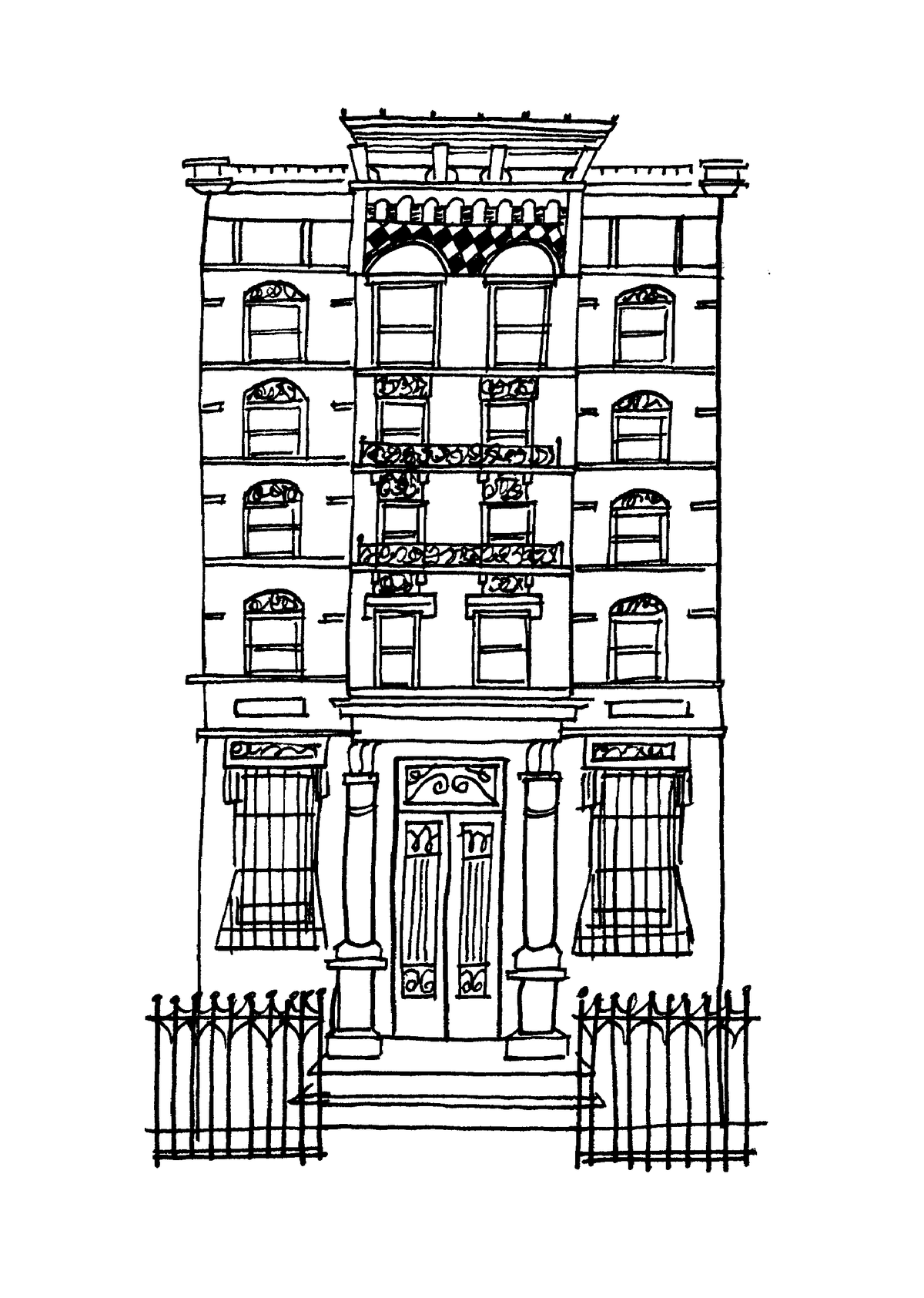 Custom House Illustration