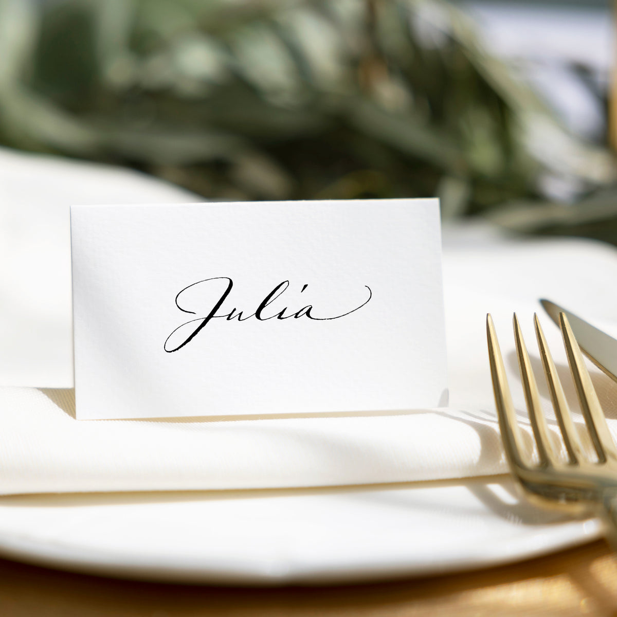 Place Card Calligraphy