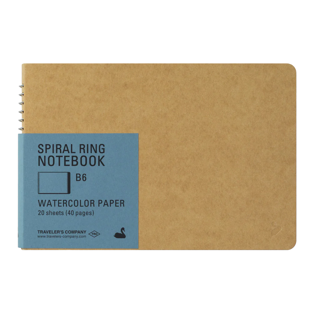 Spiral-Bound Watercolor Notebook