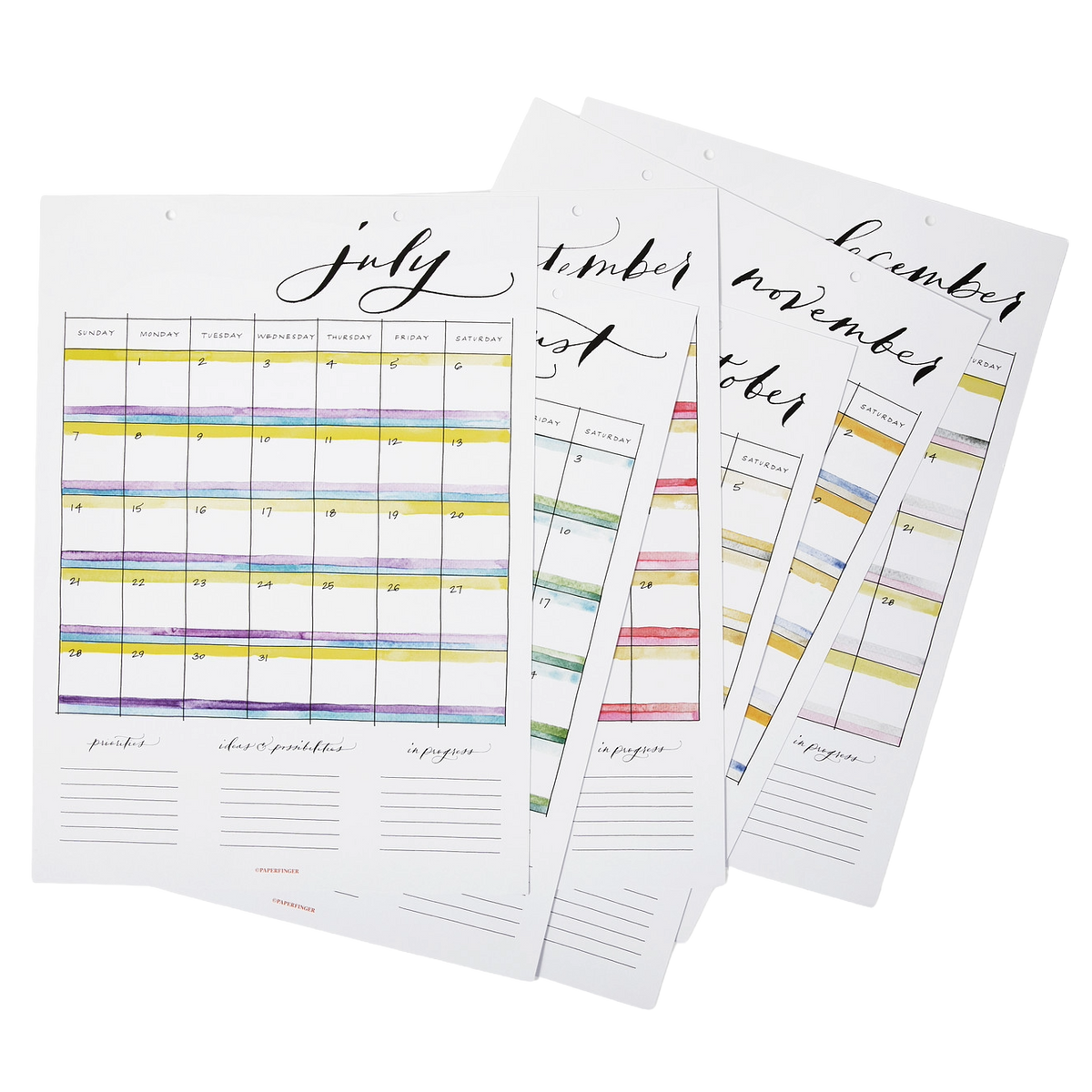 Watercolor Wall Calendar (2027 Preorder)