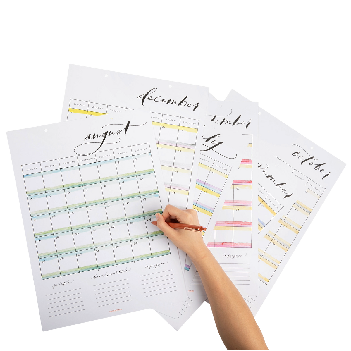 Watercolor Wall Calendar (2027 Preorder)