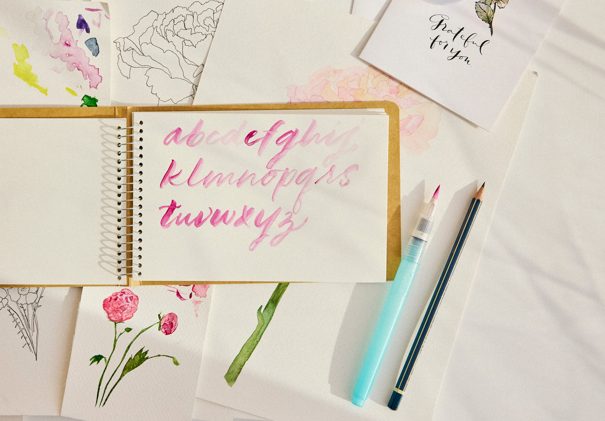 Spiral-Bound Watercolor Notebook