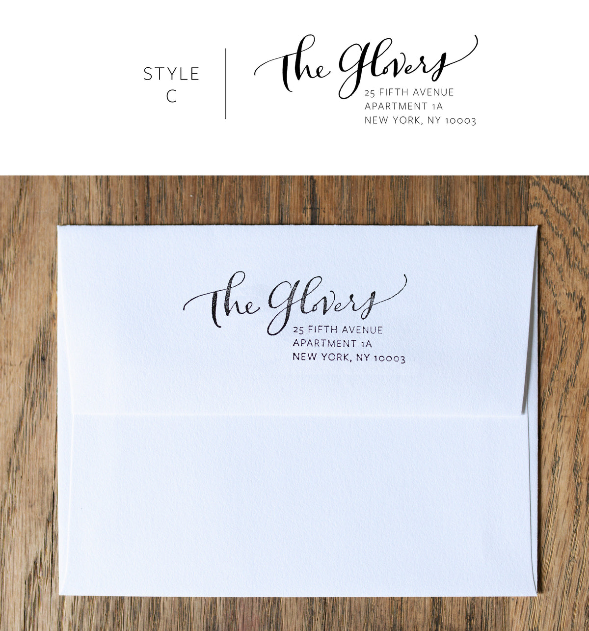 Custom Self-Inking Address Stamp