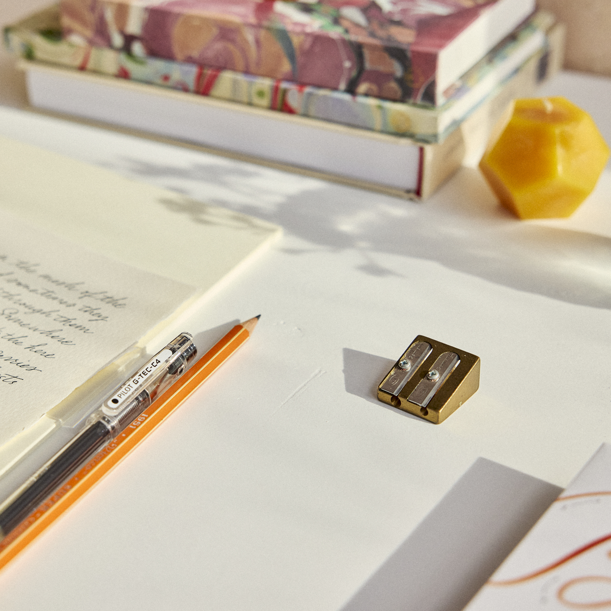 Brass Pencil Sharpener