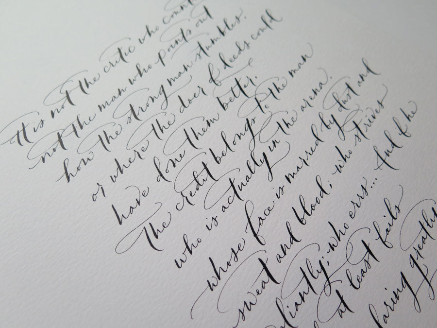 Calligraphy Commission - Original Artwork