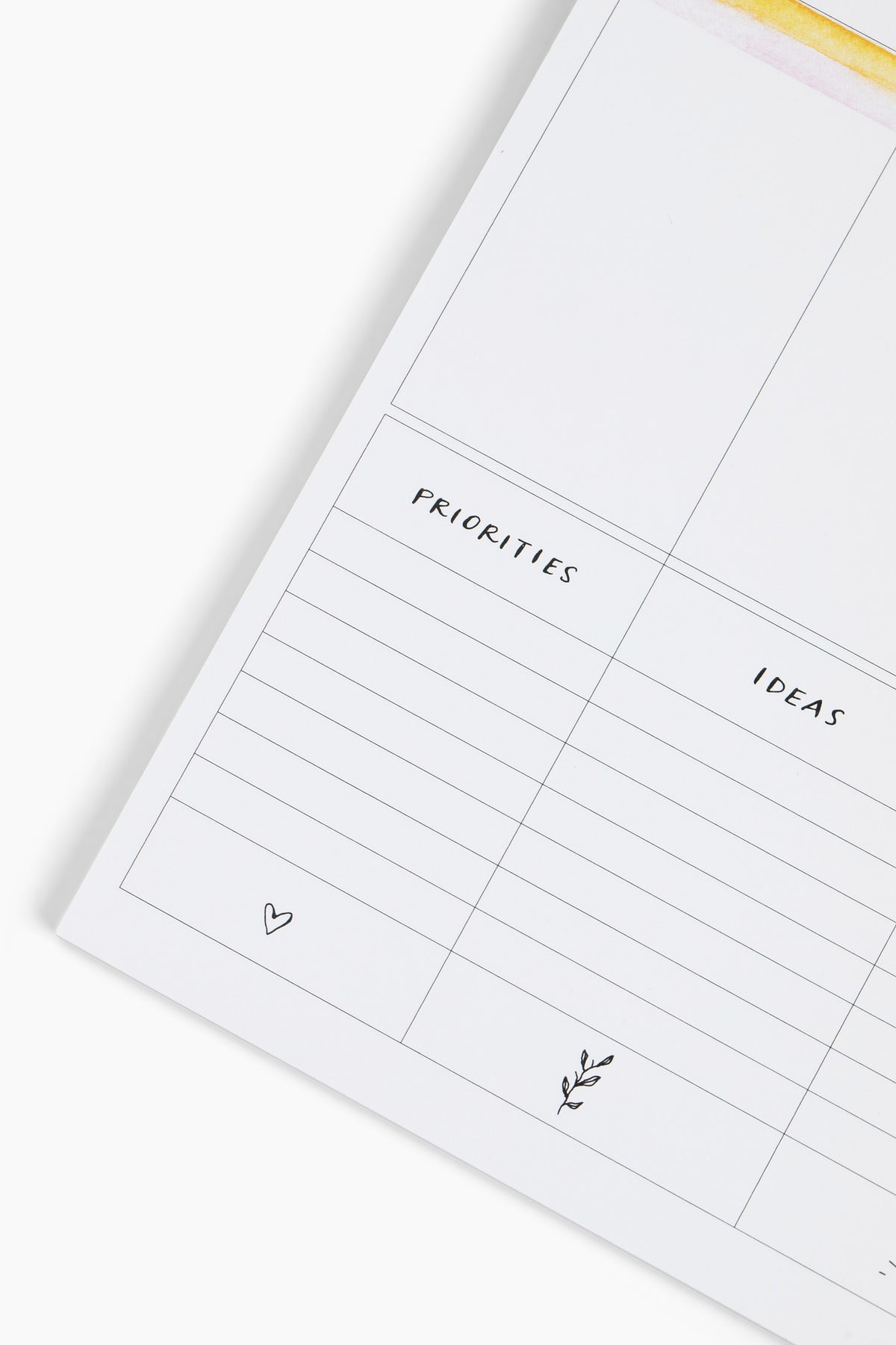 Weekly Planner Notepad