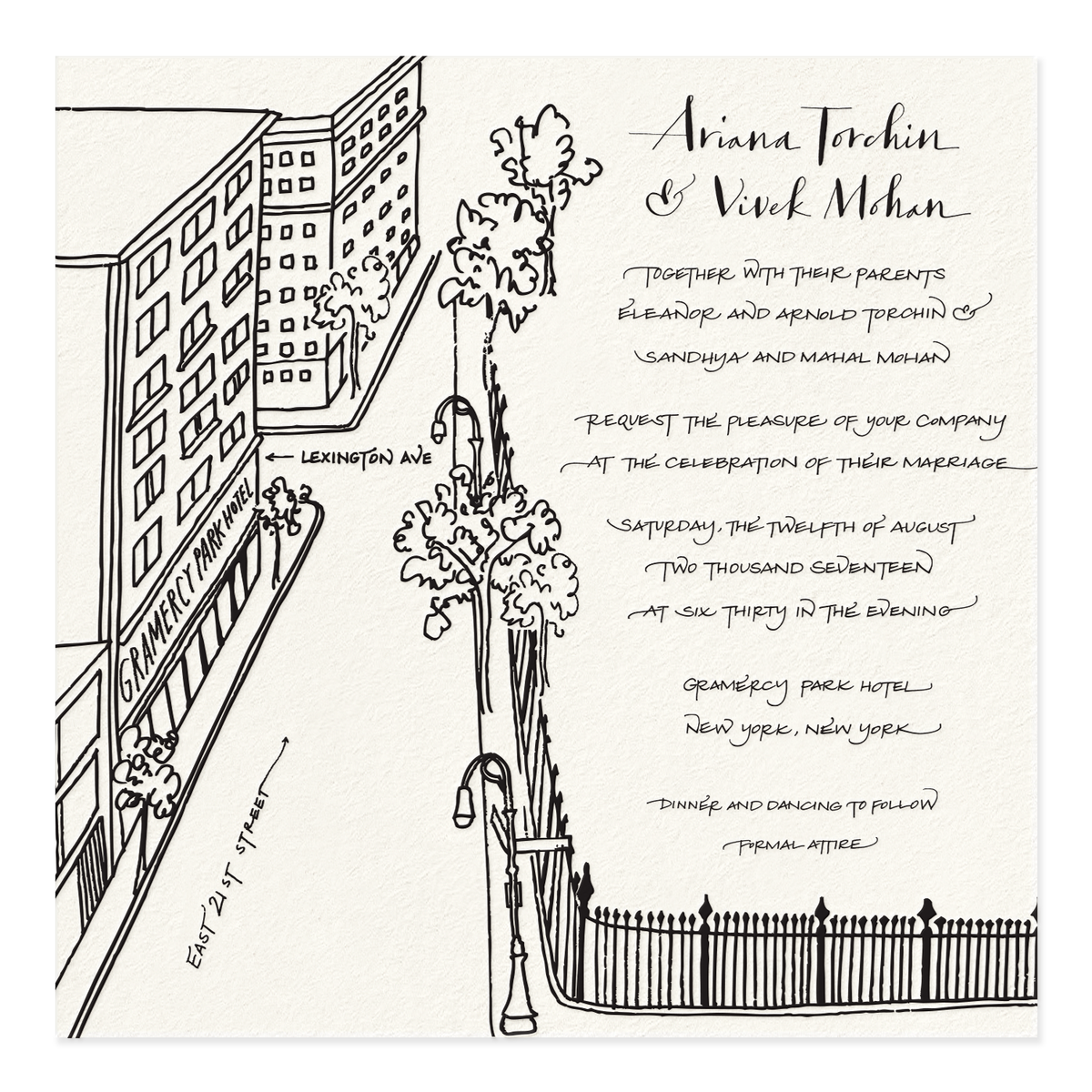 Gramercy Park Hotel Invitation