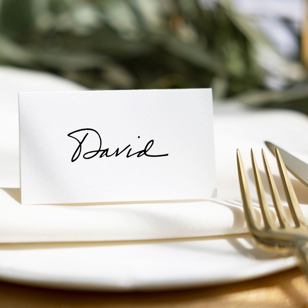 Place Card Calligraphy