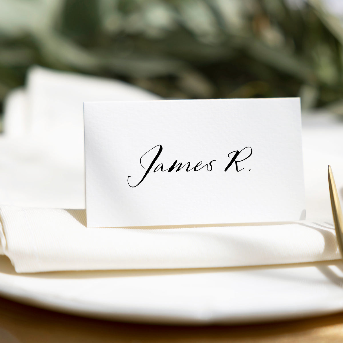Place Card Calligraphy