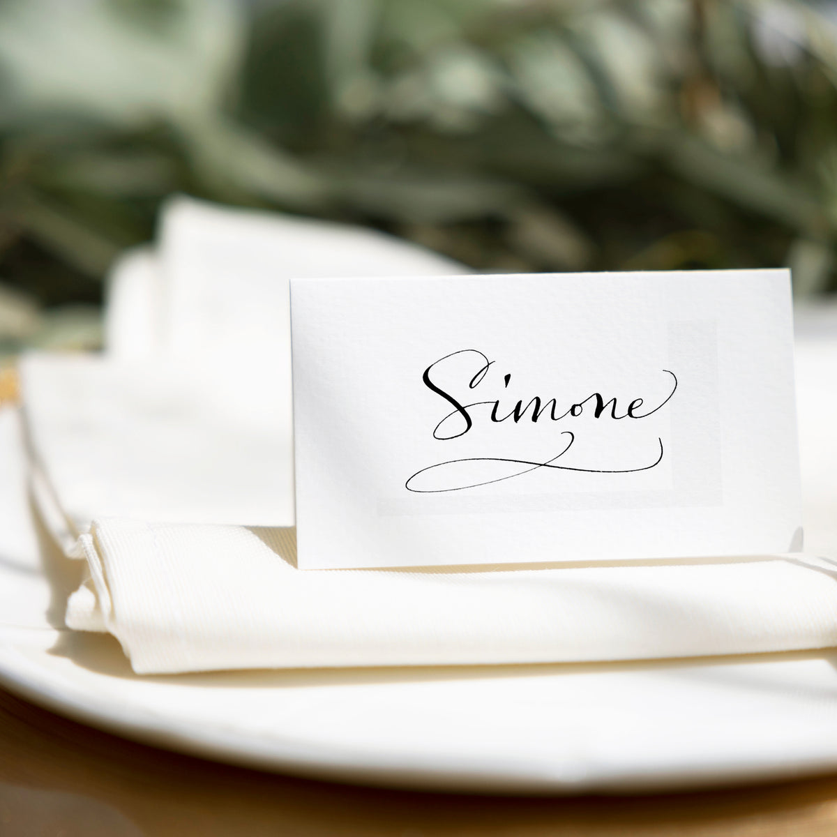 Place Card Calligraphy