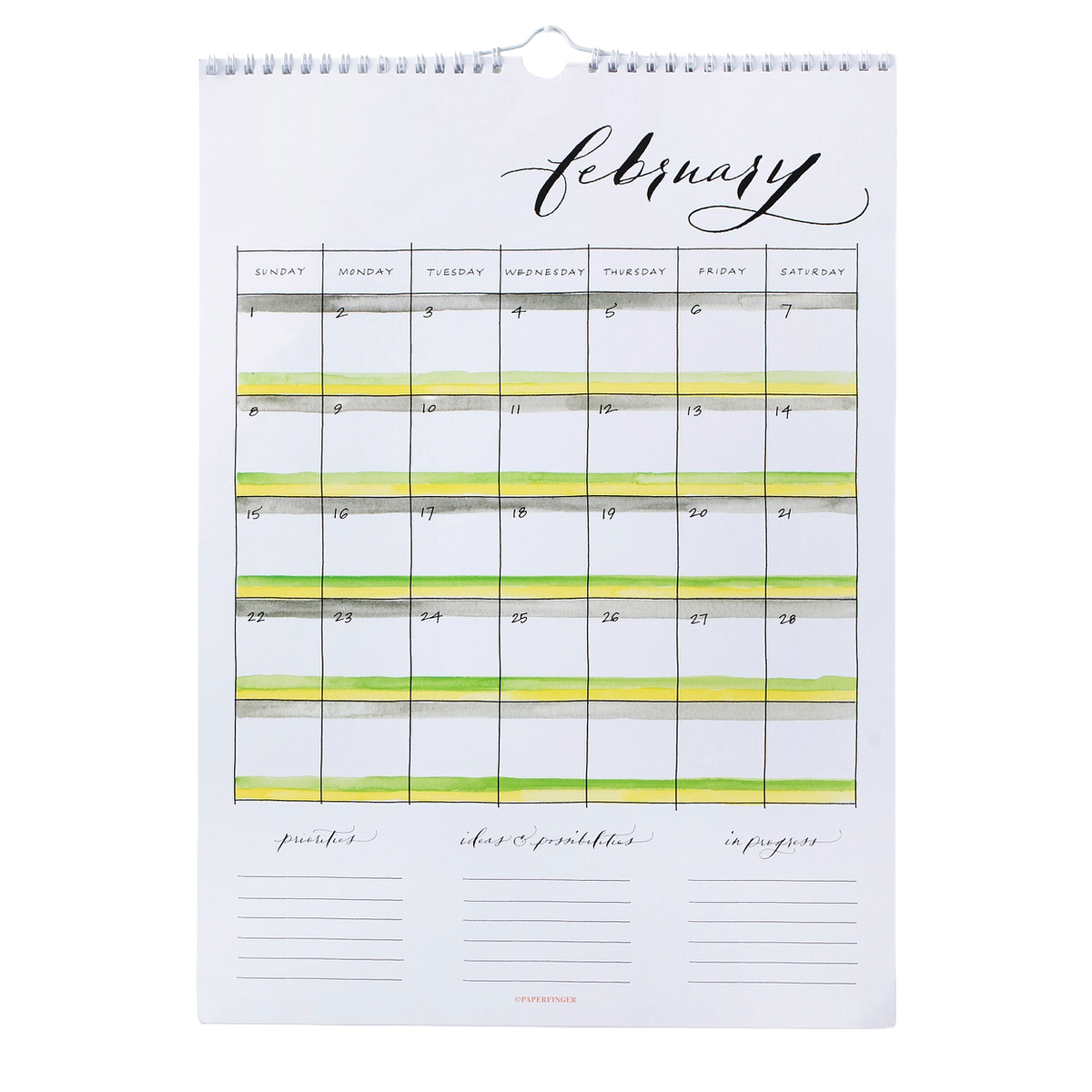 Watercolor Wall Calendar (2027 Preorder)