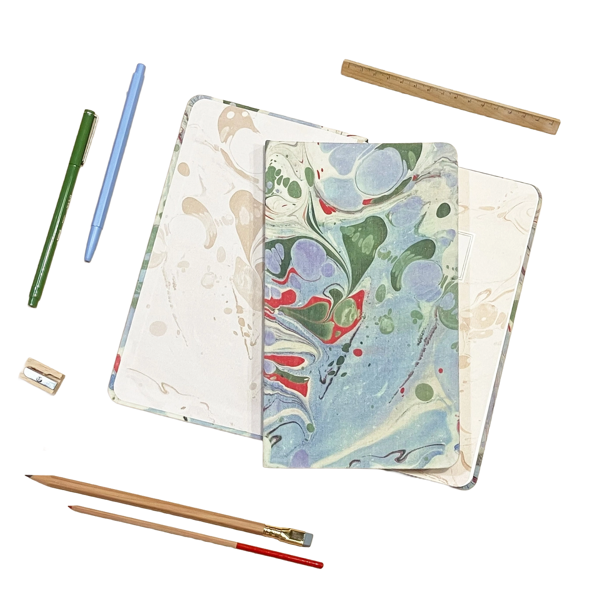 Marble Flexback Journal (Pond)
