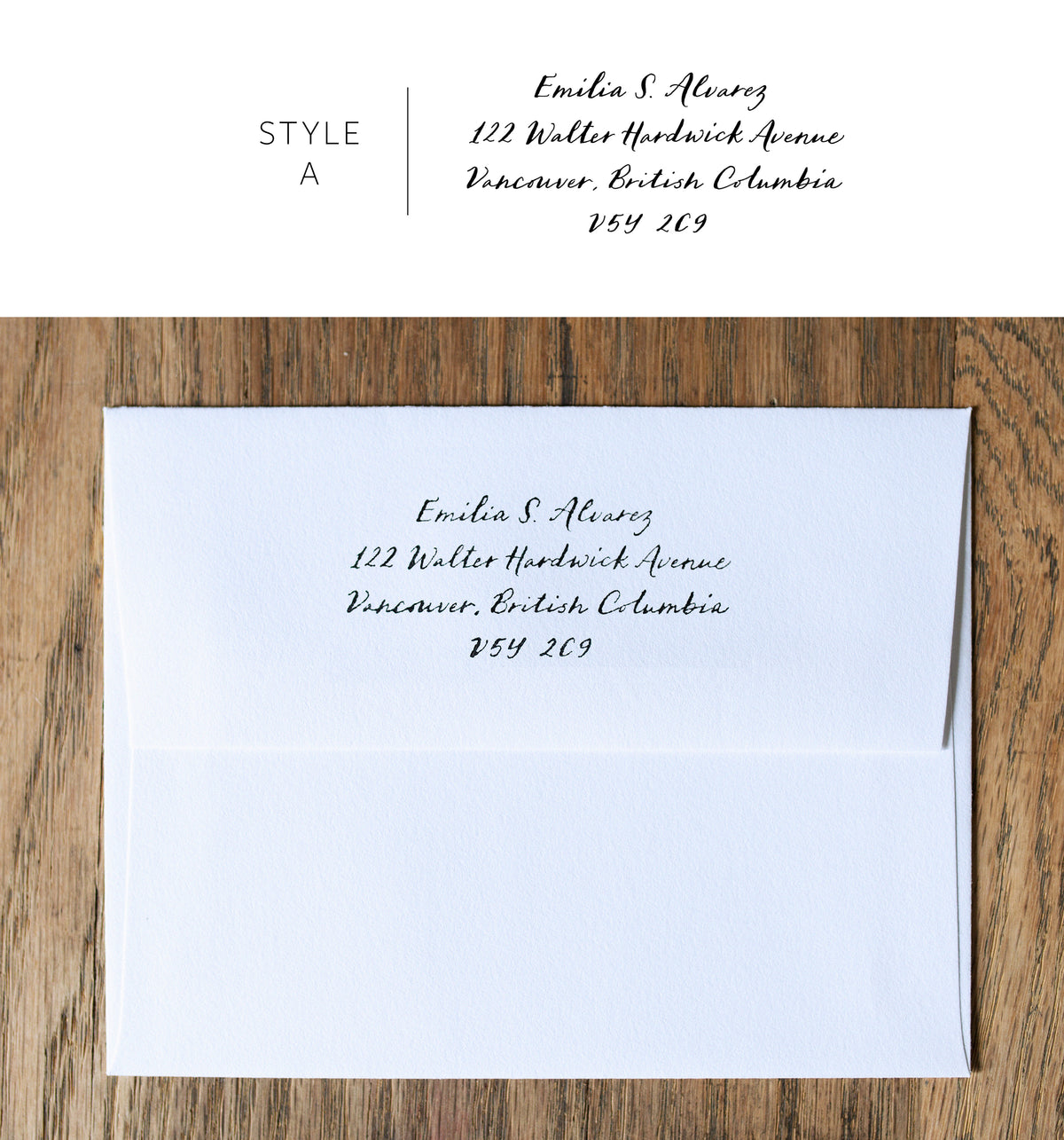 Custom Rubber Address Stamp